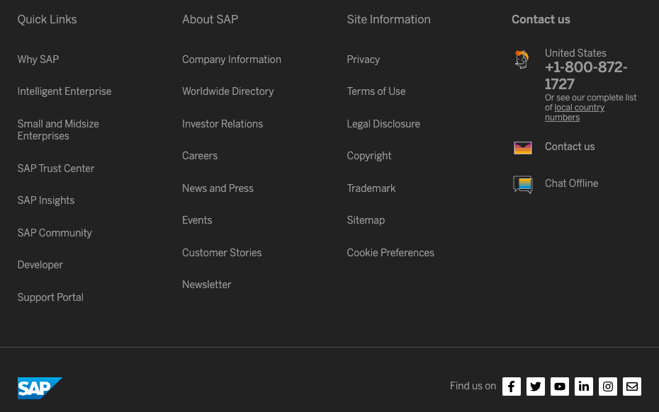 Footer placeholder